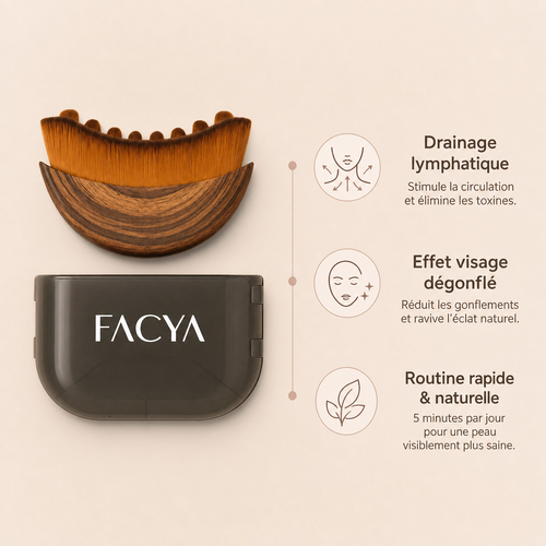 FACYA Glow - Brosse sculptante pour le visage
